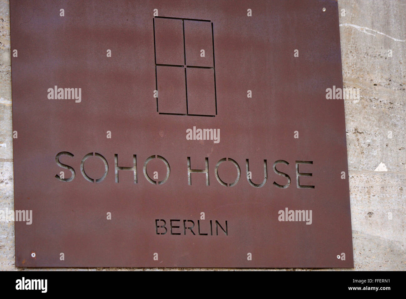 Markenname: 'Soho House', Berlin. Stockfoto