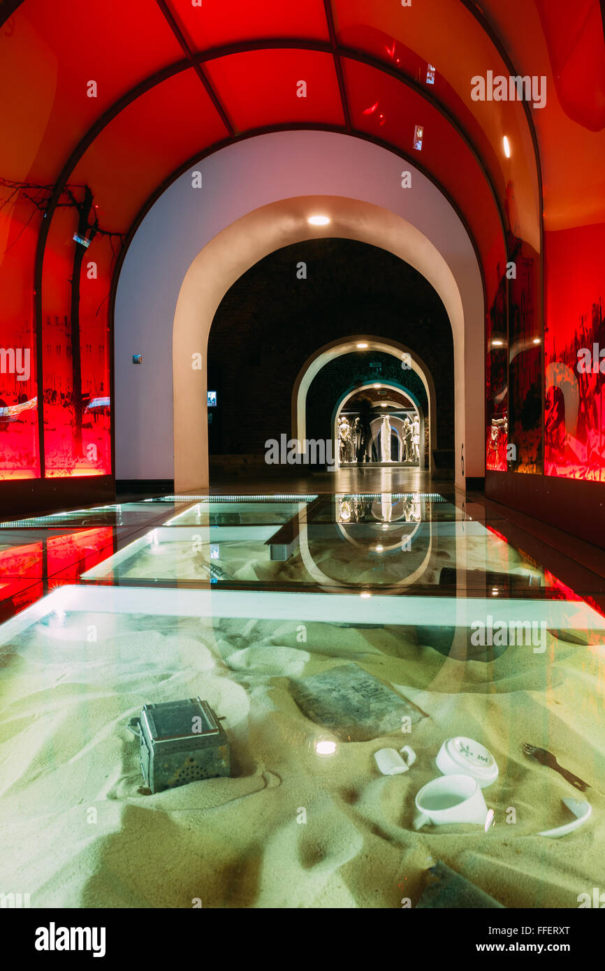 Festungsmuseum Brest, Weißrussland. Es ist eines der wichtigsten sowjetischen WWII Denkmäler sowjetischen Widerstand gegen th Stockfoto