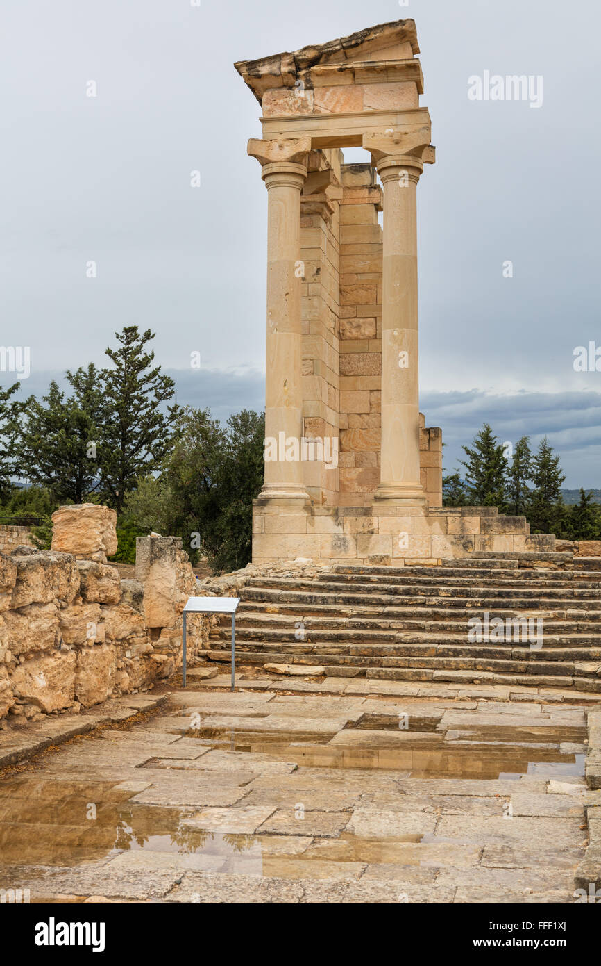 Antike griechische Stadt Kourion, in der Nähe von Limassol, Zypern Stockfoto