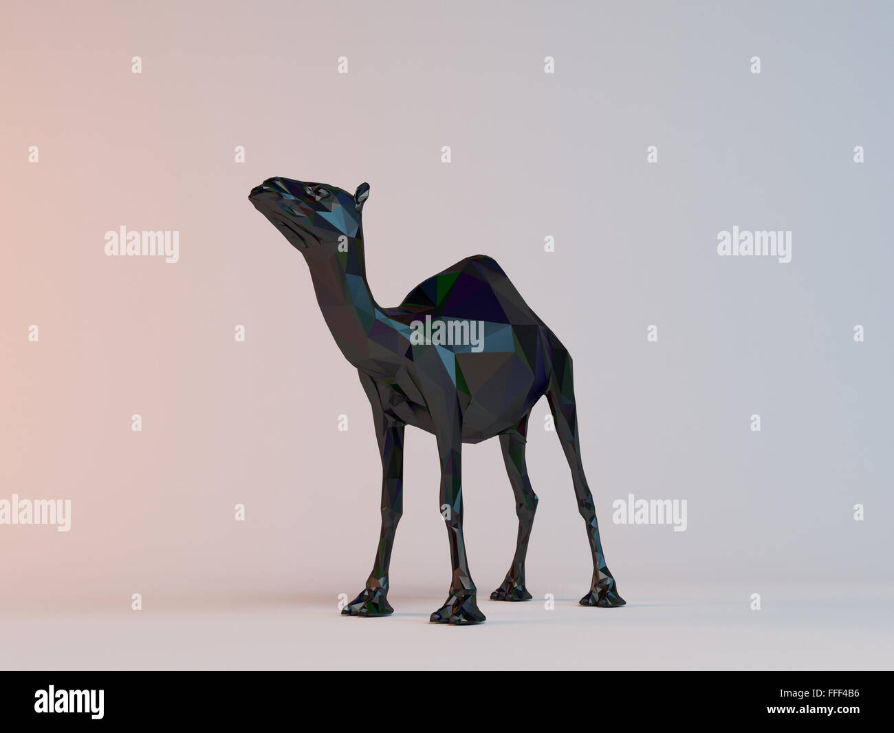 3D schwarzen low-Poly-Tier in eine weiße Bühne mit hohen Render-Qualität verwendet werden, als Logo, Medaille, Symbol, Form, emblem Stockfoto 3D schwarzen low-Poly-Tier in eine weiße Bühne mit hohen Render-Qualität verwendet werden, als Logo, Medaille, Symbol, Form, emblem Stockfoto