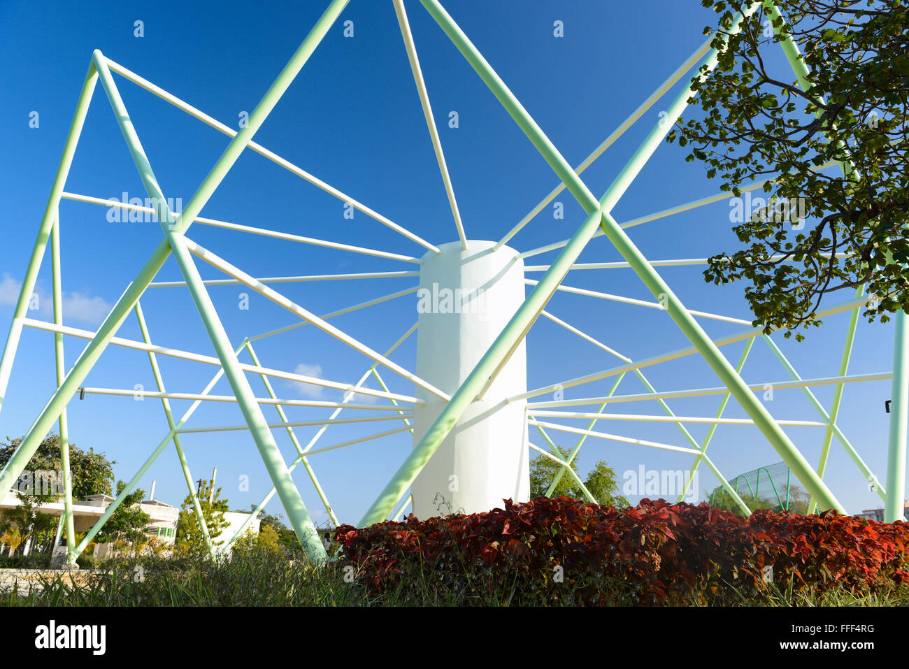 Urban Ecological Park (Parque Ecologico Urbano) entstand als grüne Lunge für die Stadt. Ponce, Puerto Rico. Karibik-Insel. Stockfoto