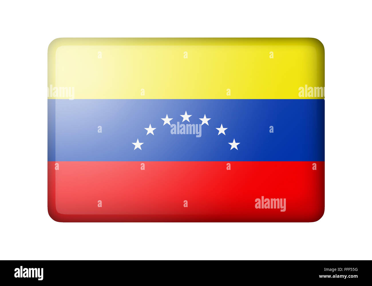 Die venezolanische Fahne Stockfoto