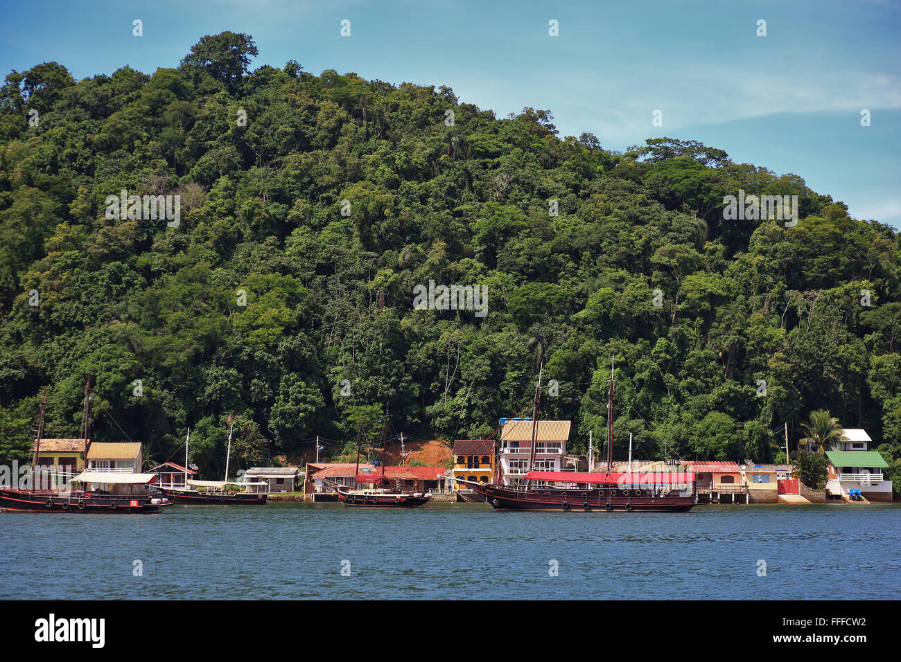 Itacaraca und Lagoa Verde, Bundesstaat Rio De Janeiro, Brasilien Stockfoto