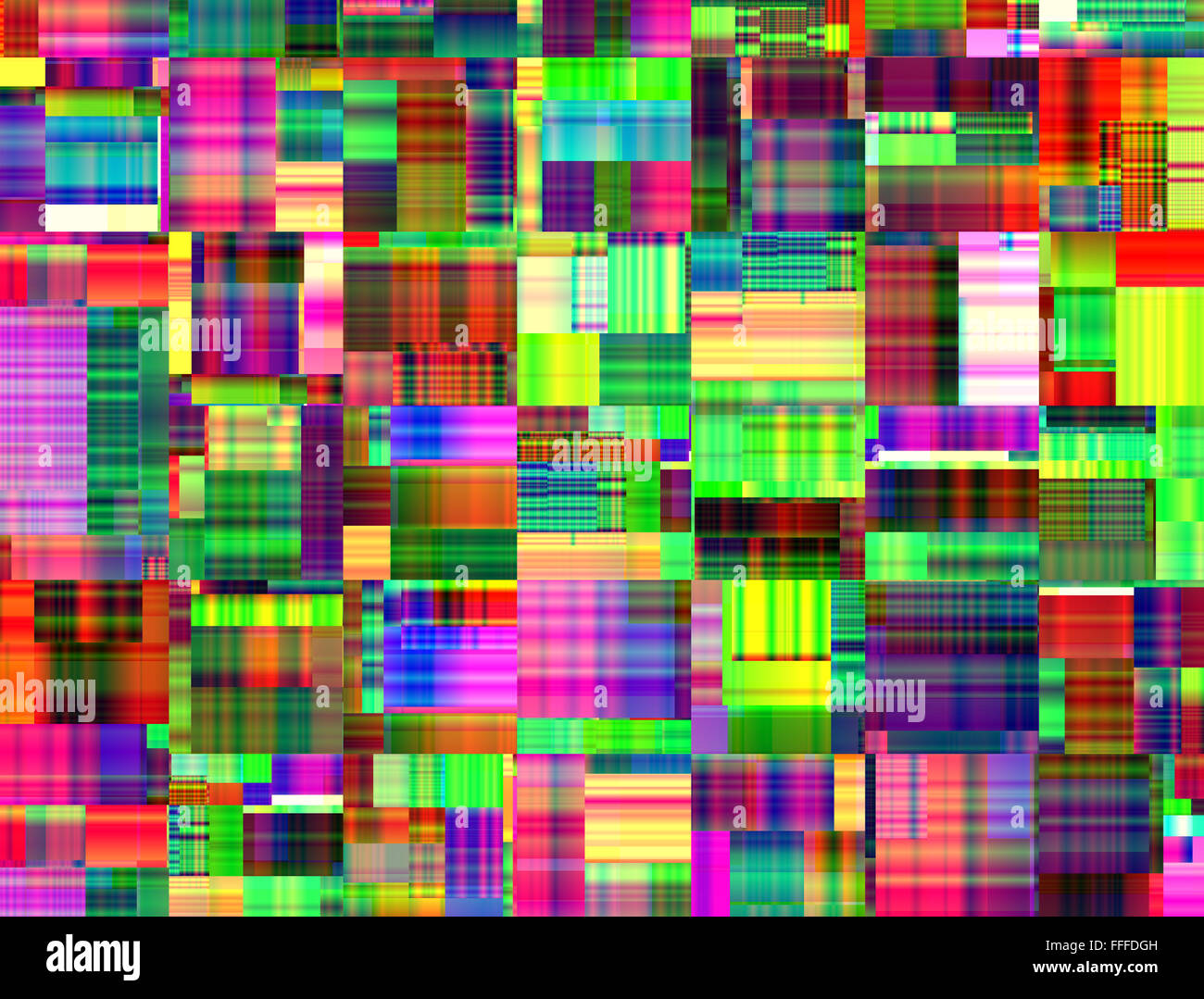 Zusammenfassung Hintergrund futuristische multicolor kreative Bewegung Muster Stockfoto