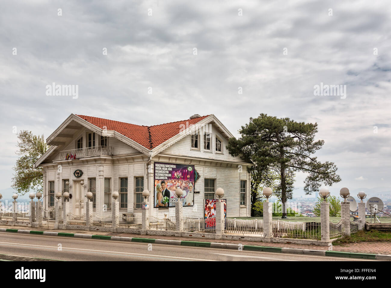 Vintage Haus, Bursa, Provinz Bursa, Türkei Stockfoto