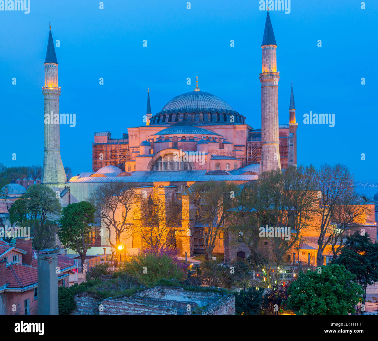 Hagia Sophia, Ayasofya, 6. Jahrhundert, Istanbul, Türkei Stockfoto