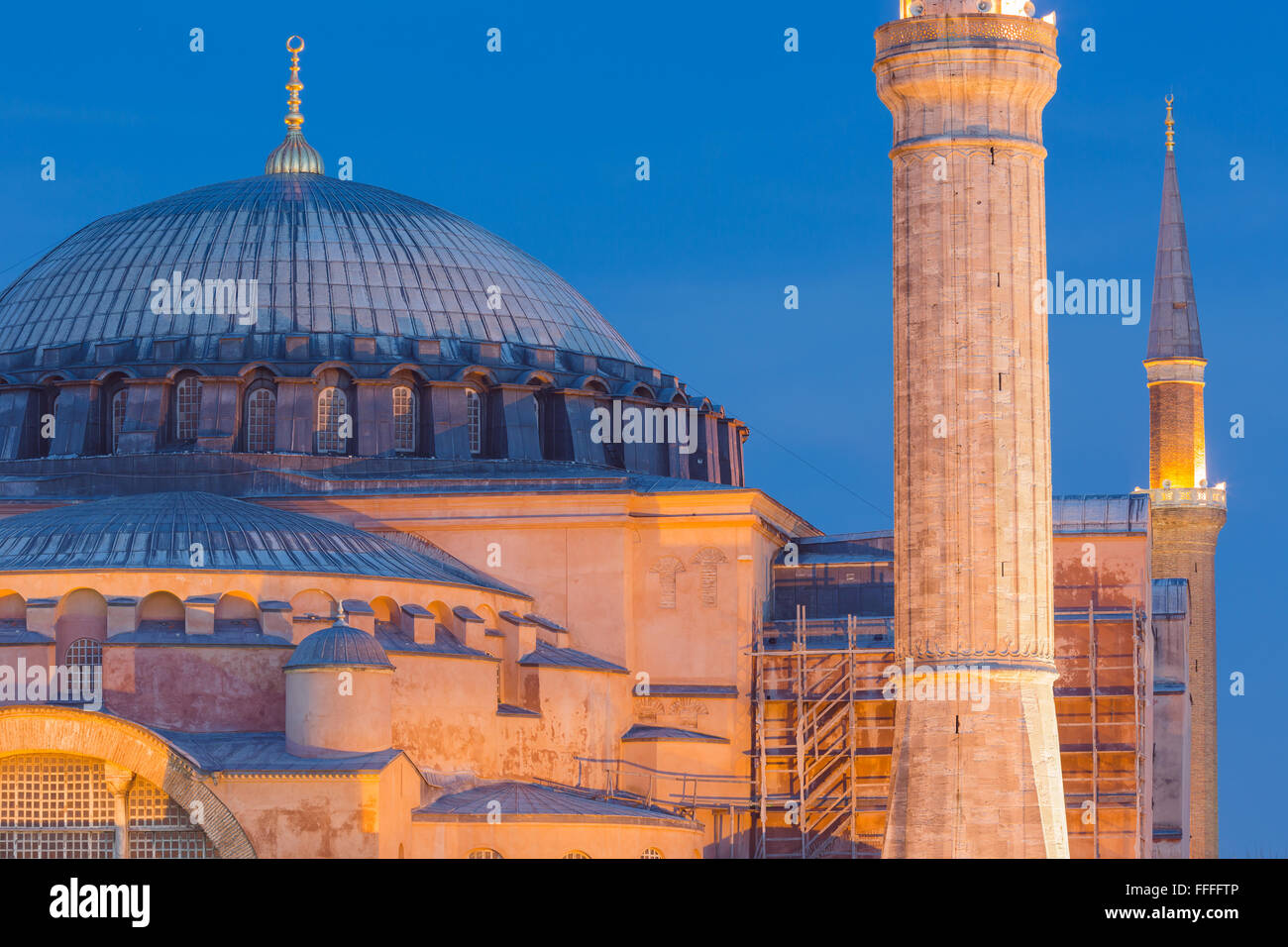 Hagia Sophia, Ayasofya, 6. Jahrhundert, Istanbul, Türkei Stockfoto