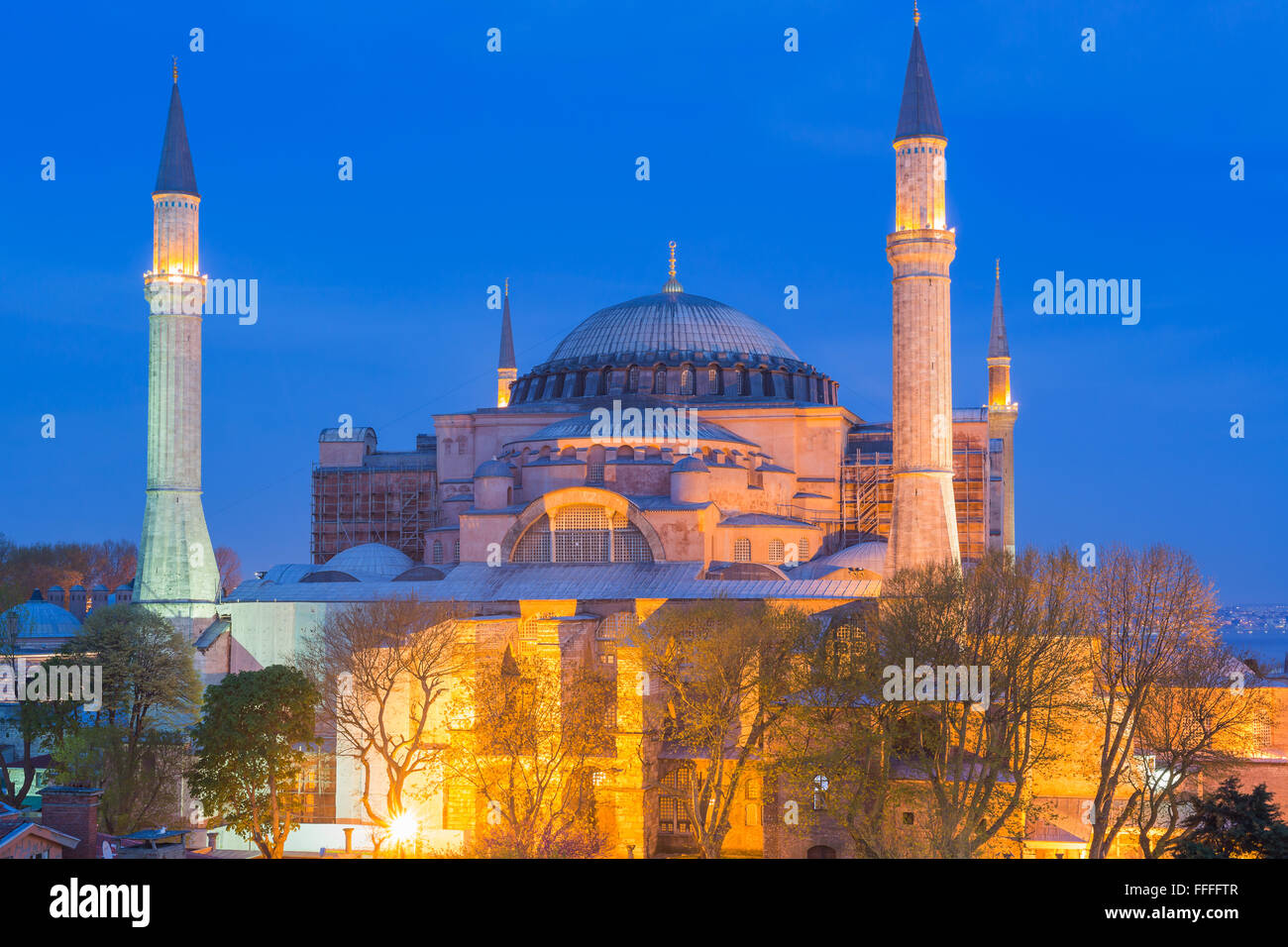 Hagia Sophia, Ayasofya, 6. Jahrhundert, Istanbul, Türkei Stockfoto