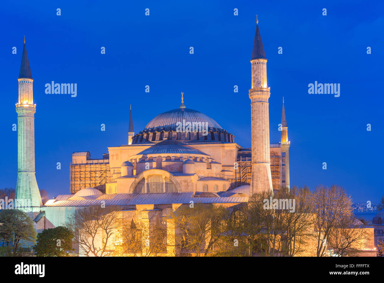 Hagia Sophia, Ayasofya, 6. Jahrhundert, Istanbul, Türkei Stockfoto