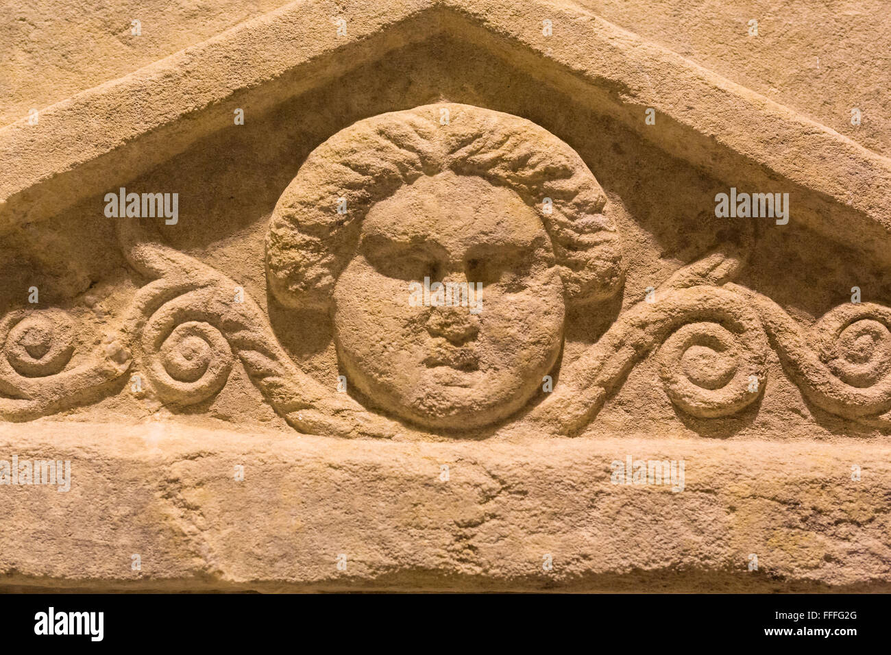 Antike Skulptur, Museumsexposition, Edirne, Provinz Edirne, Türkei Stockfoto