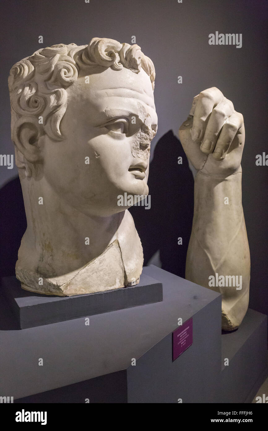 Hellenistischen Skulptur im archäologischen Museum von Ephesus, Selcuk, Provinz Izmir, Türkei Stockfoto
