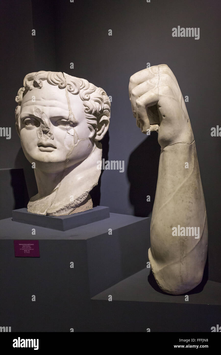 Hellenistischen Skulptur im archäologischen Museum von Ephesus, Selcuk, Provinz Izmir, Türkei Stockfoto