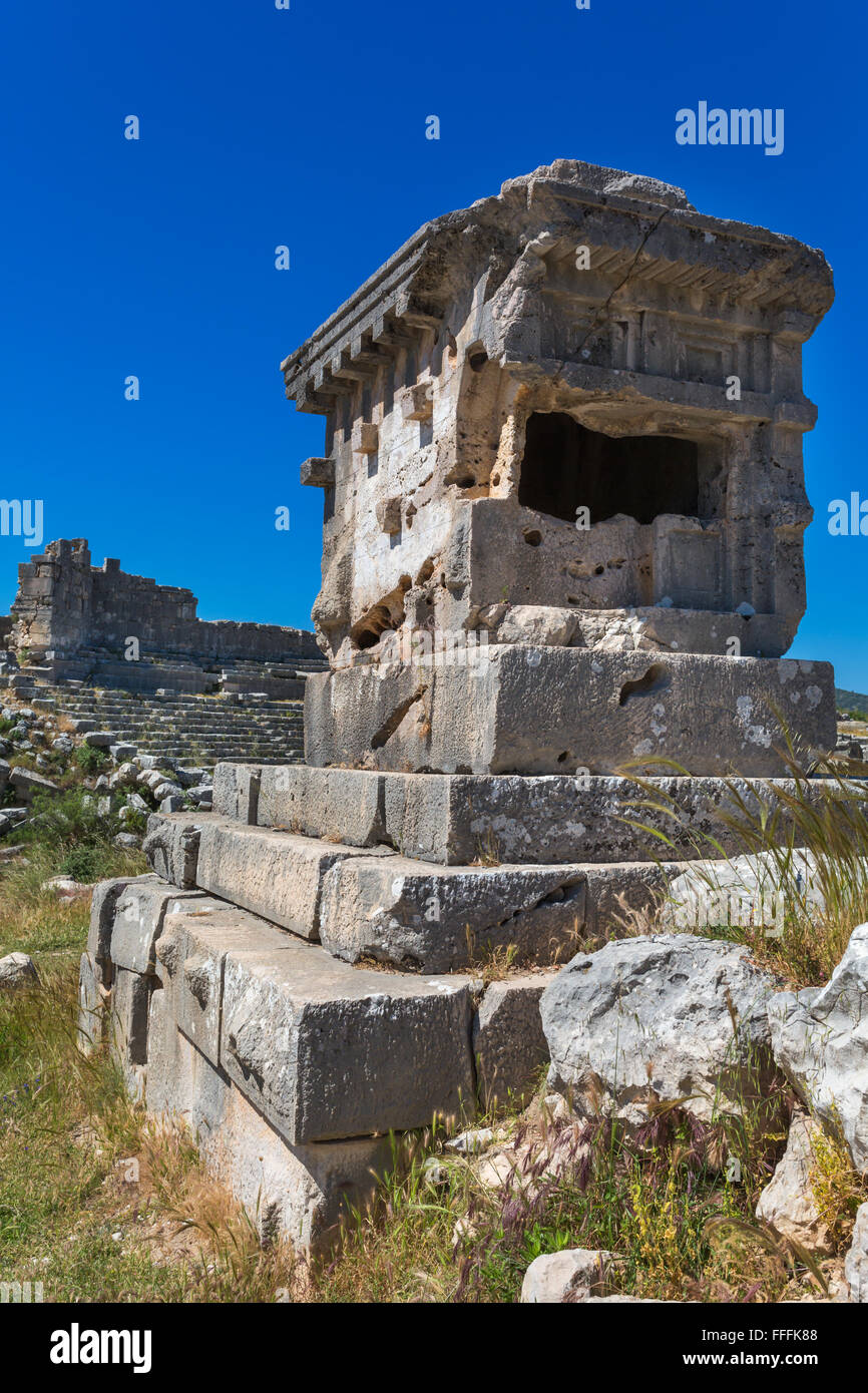 Ruinen der alten Xanthos, Provinz Antalya, Türkei Stockfoto