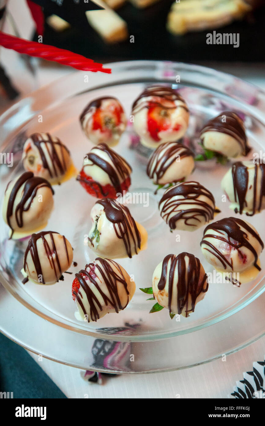 Schokolade Kuchen Stockfoto