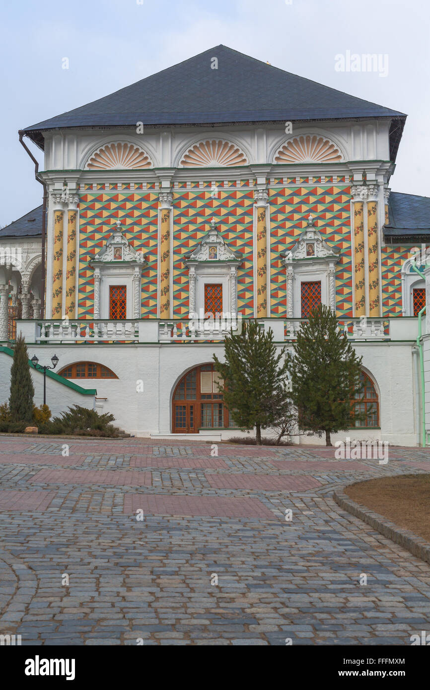 Refektorium (1692), Trinity Klosters des Heiligen Sergius, Sergijew Posad, Gebiet Moskau, Russland Stockfoto