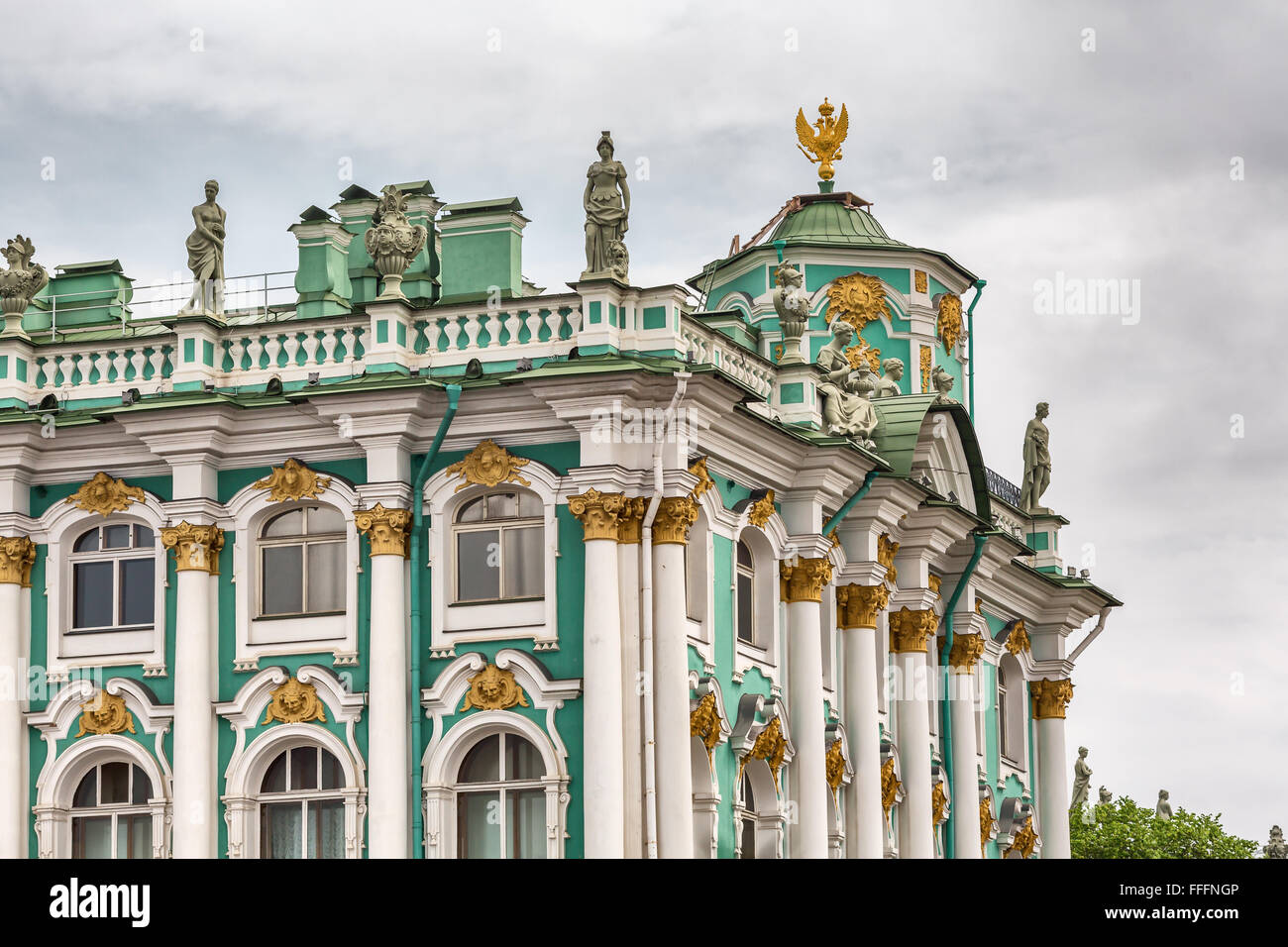 Winterpalast, Eremitage, Sankt Petersburg, Russland Stockfoto