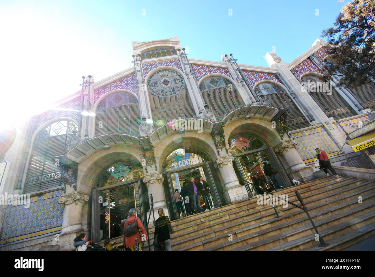 Mercado Central, Valencia, Spanien Stockfoto