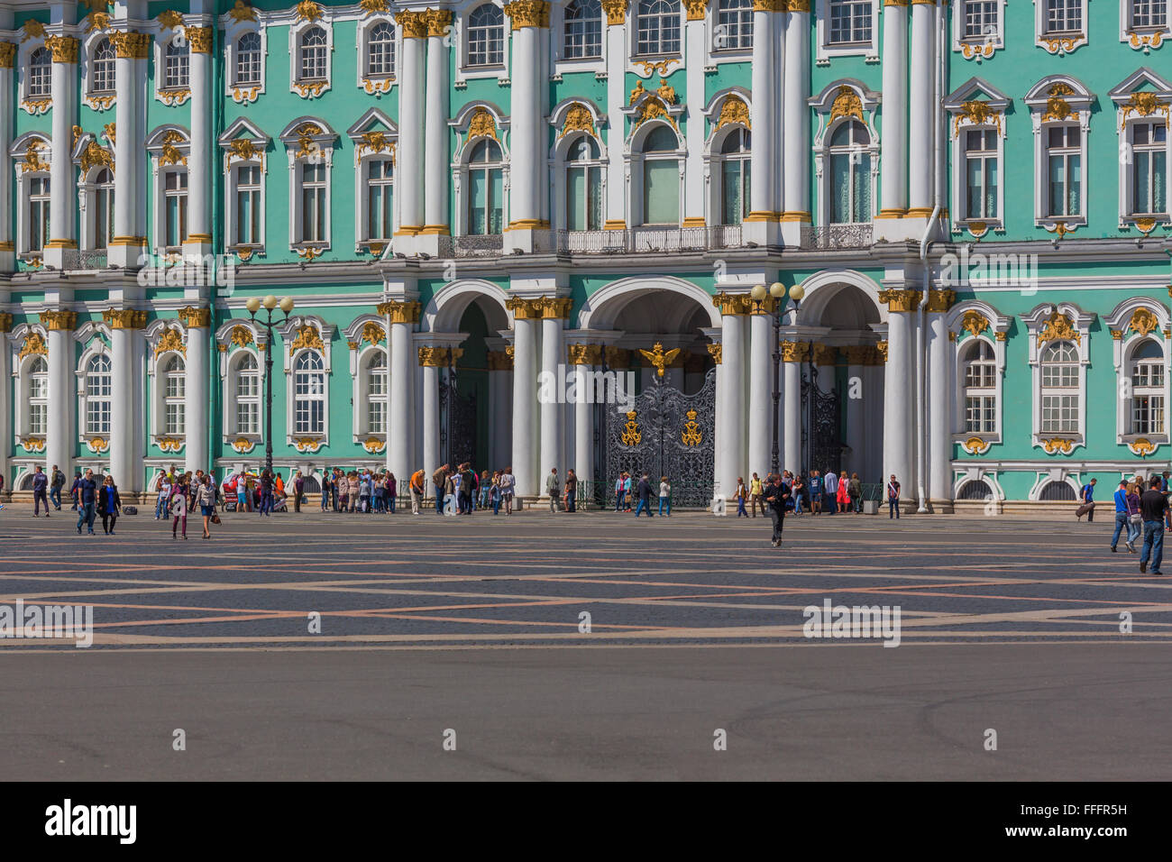 Winterpalast, Eremitage, Sankt Petersburg, Russland Stockfoto