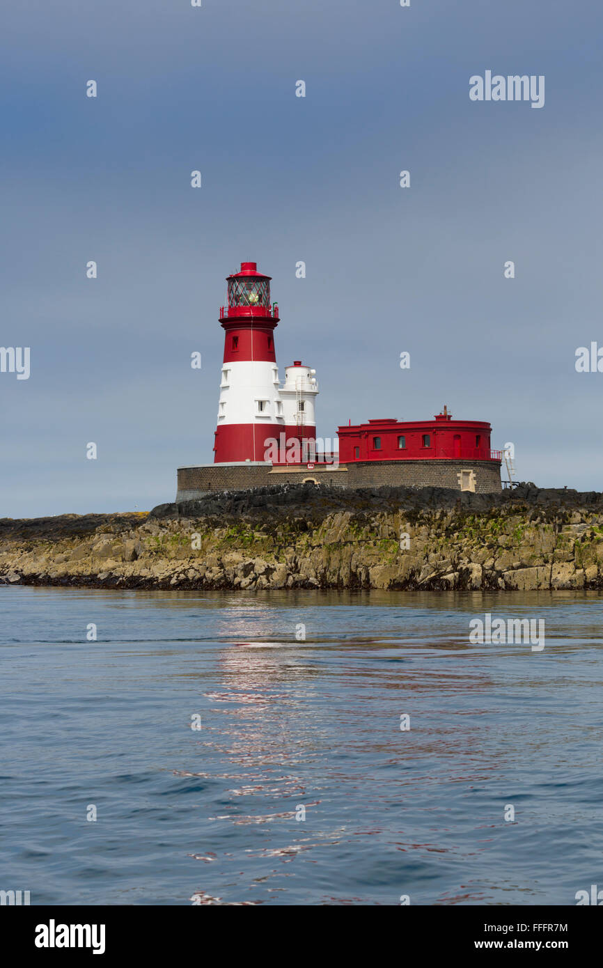 Longstone Leuchtturm; Farne Islands; Northumberland; UK Stockfoto