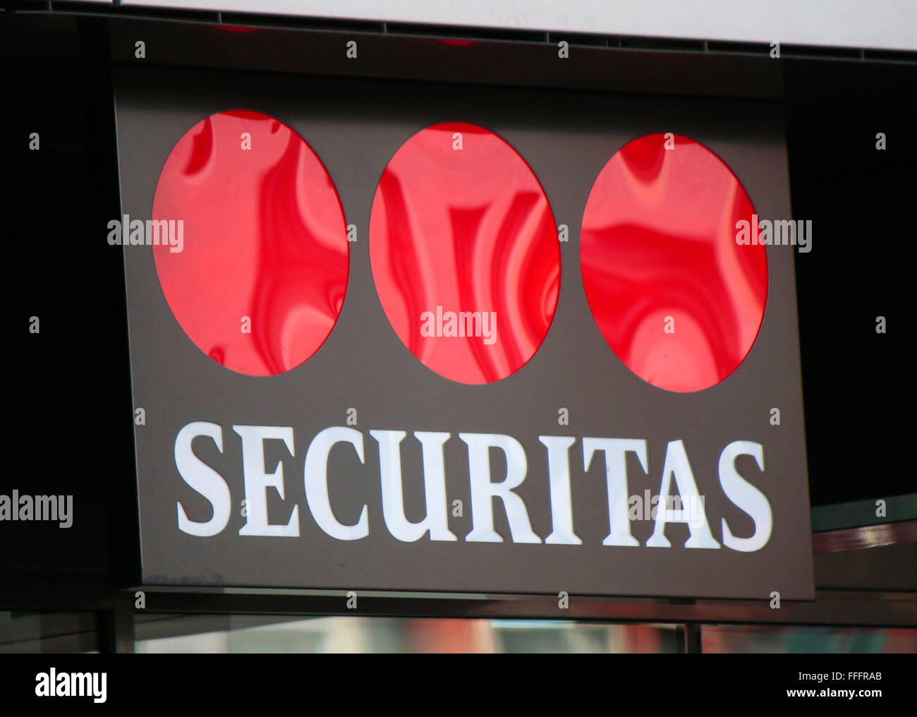 Markennamen: "Securitas", Berlin. Stockfoto