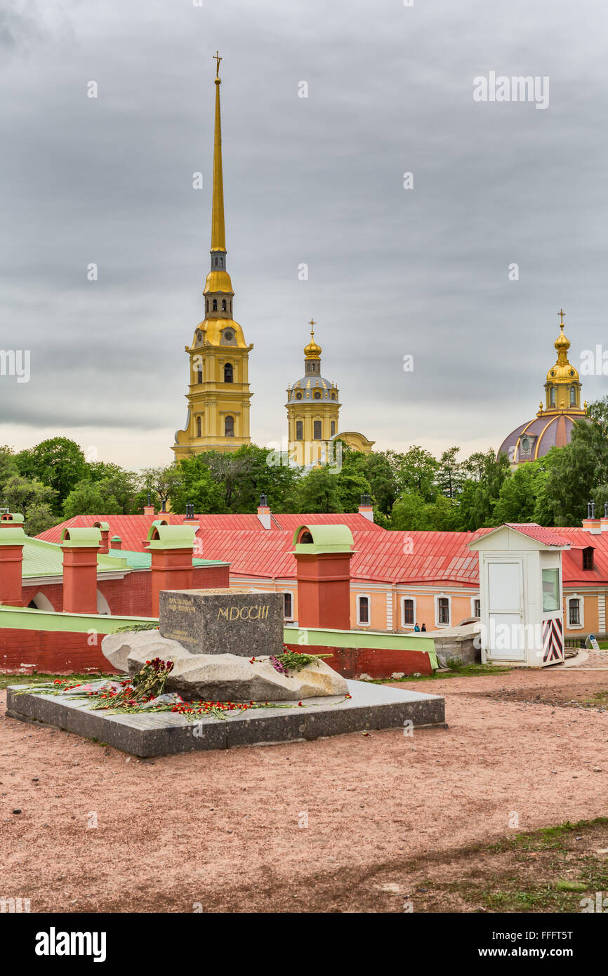 Peter-Pauls-Festung, Sankt Petersburg, Russland Stockfoto