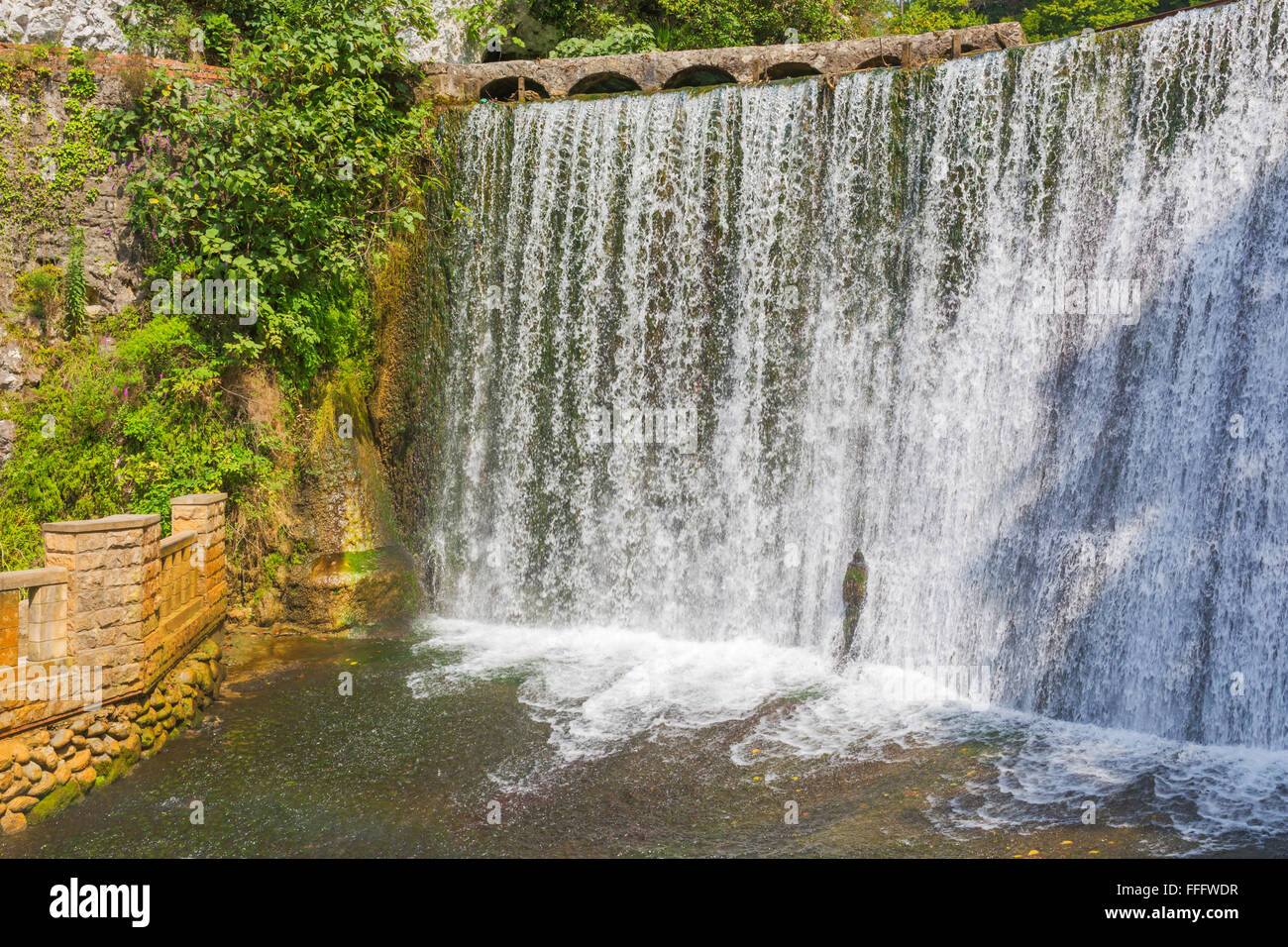 Wasserfall im Park, neue Athos, Abchasien (Georgien) Stockfoto