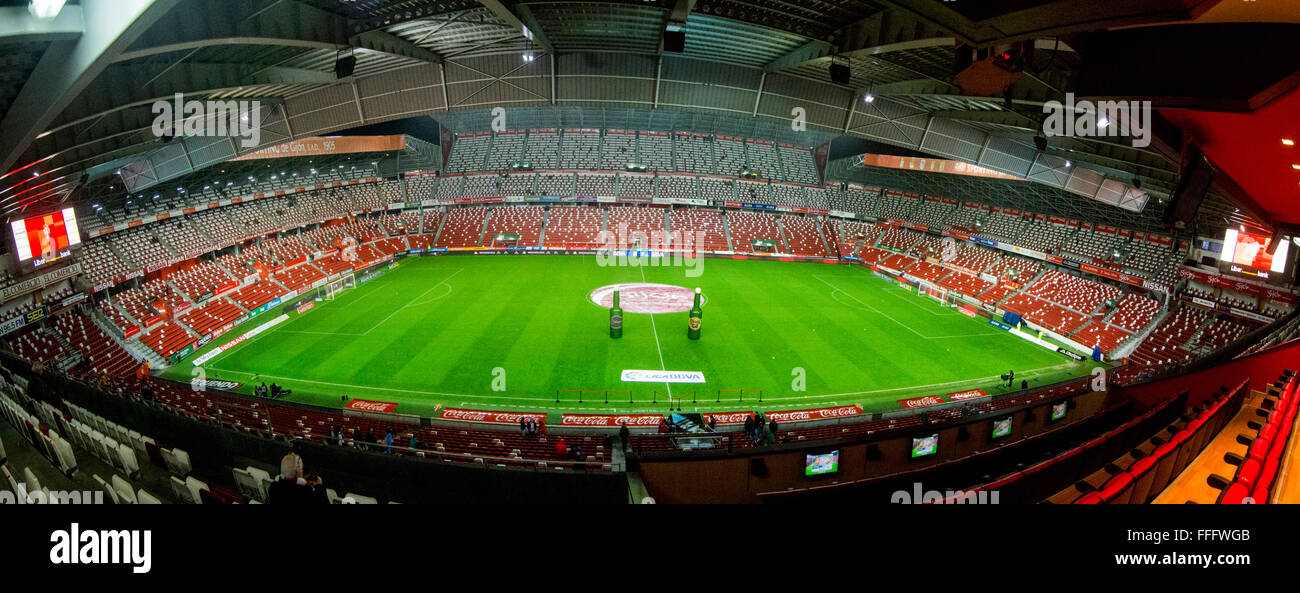 Gijon Spanien 12 Februar 2016 Panorama Des Stadions Molinon Vor Beginn Der Fussball Spiel Der Spanischen La Liga Zwischen Real Sporting De Gijon Und Rayo Vallecano De Madrid Gespielt Im Molinon Stadion
