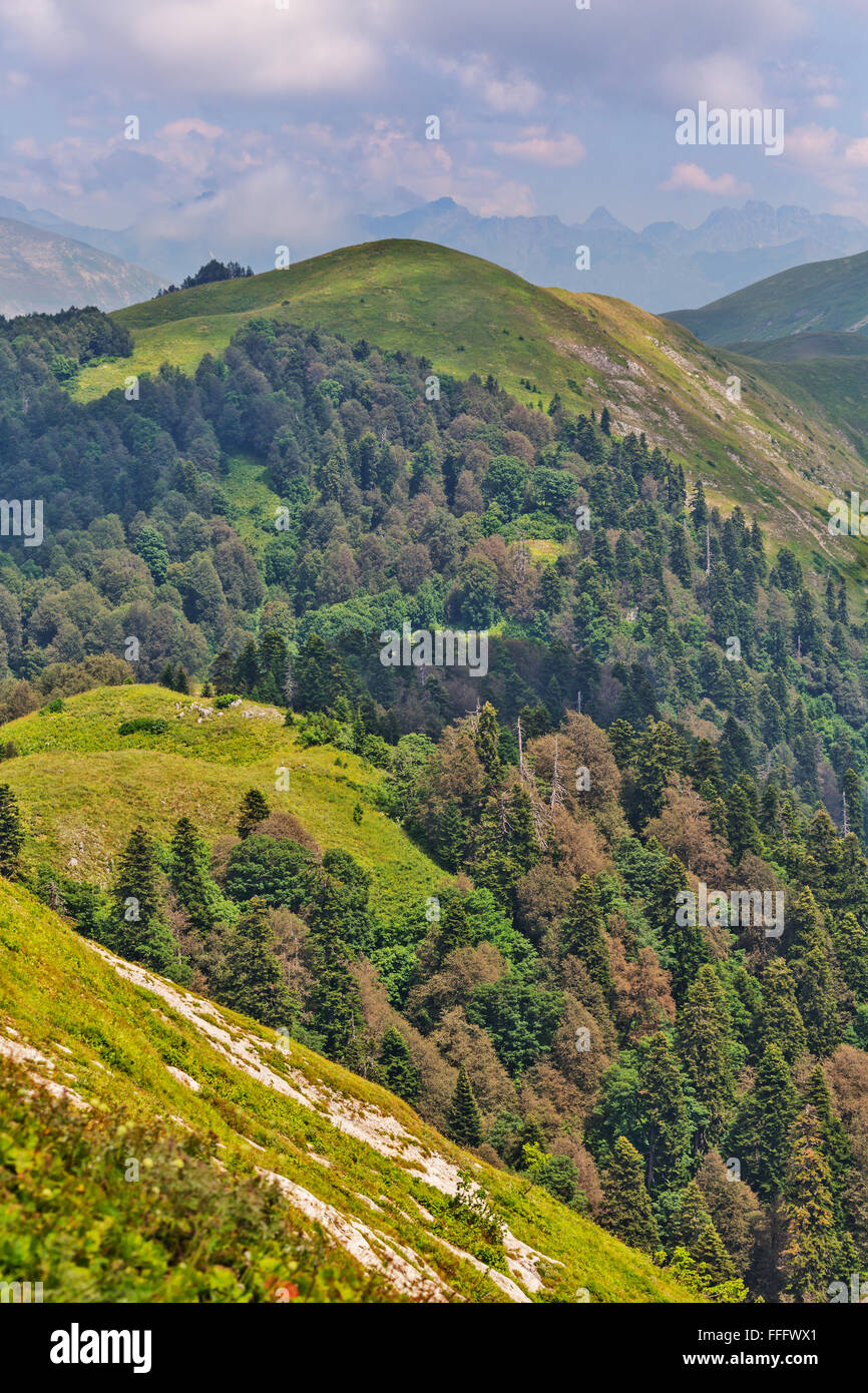 Mount Mamdzyshkha, Gagra, Kaukasus, Abchasien (Georgien) Stockfoto