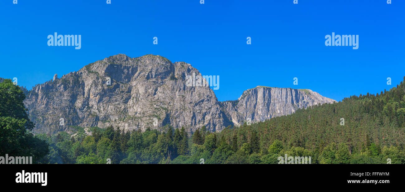Panorama des Kaukasus, Abchasien (Georgien) Stockfoto