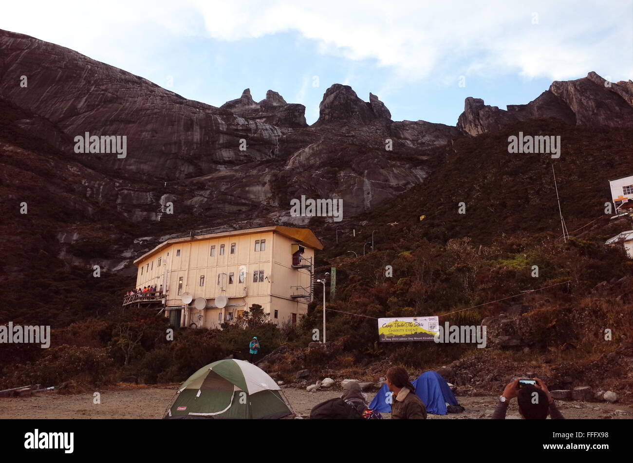 Mount Kinabalu zum Weltkulturerbe Stockfoto