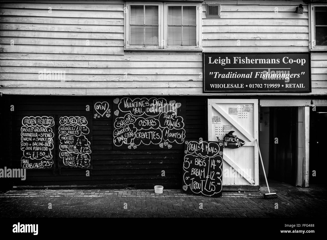 Leigh Fishermans Genossenschaft Stockfoto