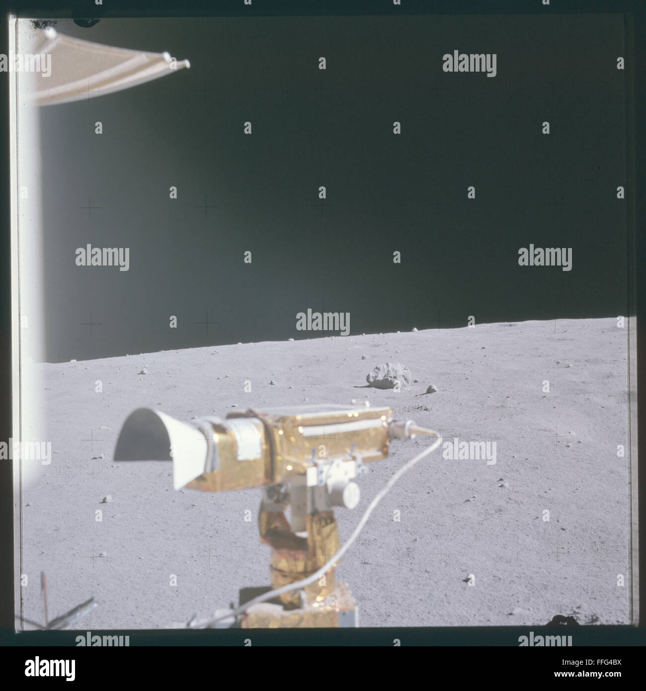 Apollo 16 unberührt Fotoarchiv, das ist die komplette ungeschnittene Sammlung aus der Apollo-Mission Stockfoto