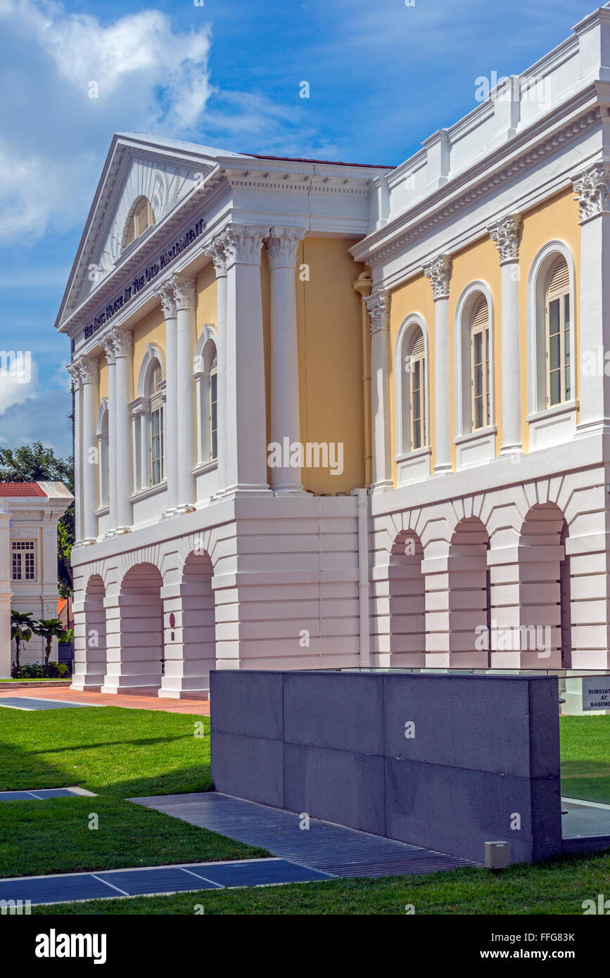 Das Kunsthaus im alten Parlament, Singapur Stockfoto