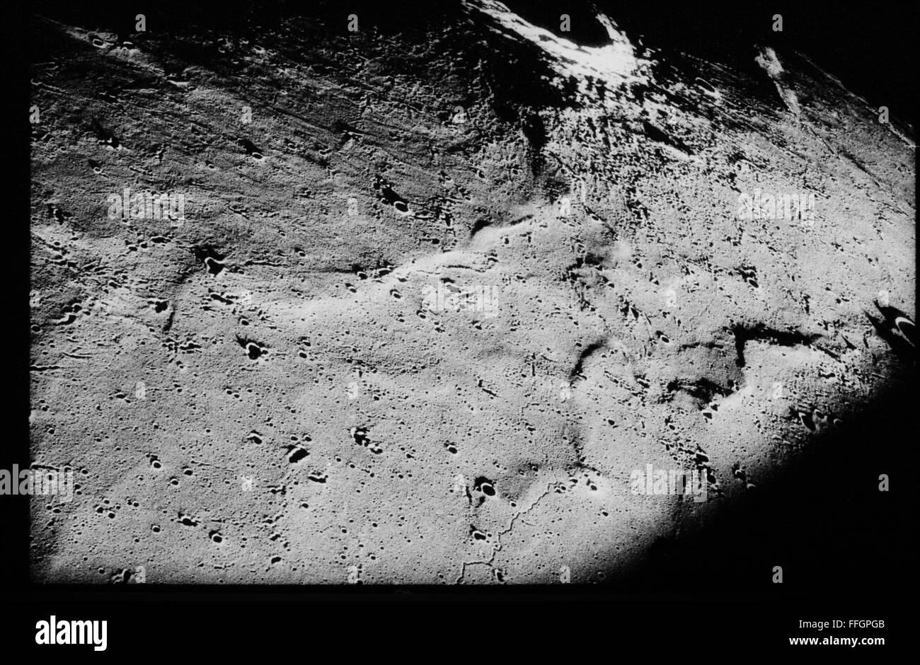 Apollo 17 unberührt Fotoarchiv, das ist die komplette ungeschnittene Sammlung aus der Apollo-Mission Stockfoto