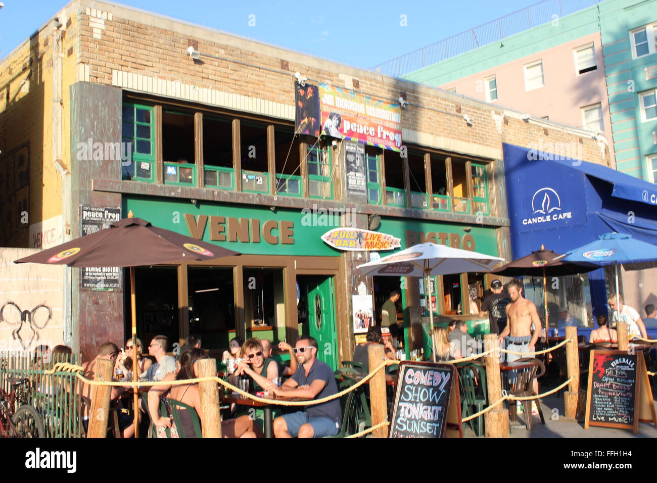 Restaurant venice beach los angeles Fotos und Bildmaterial in hoher