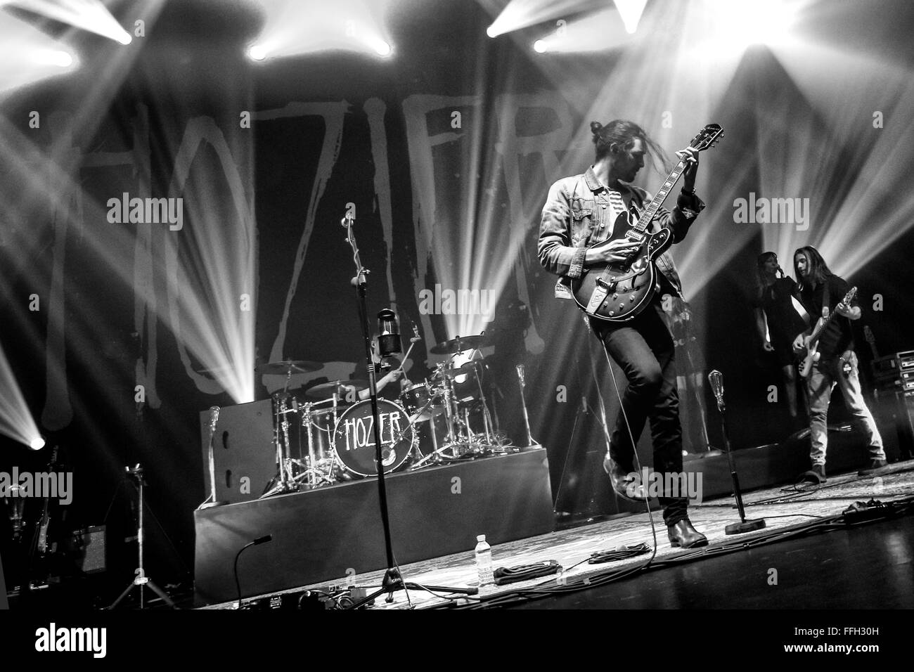 Die live at Manchesters O2 Apollo Hozier. Stockfoto
