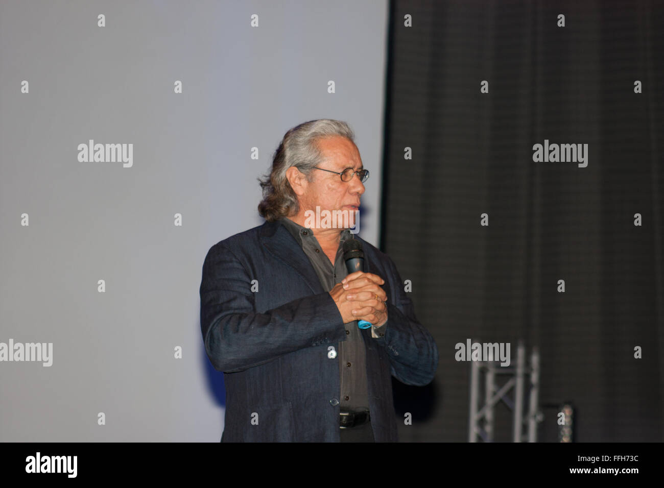 Edward James Olmos auf der Fedcon 18 Stockfoto