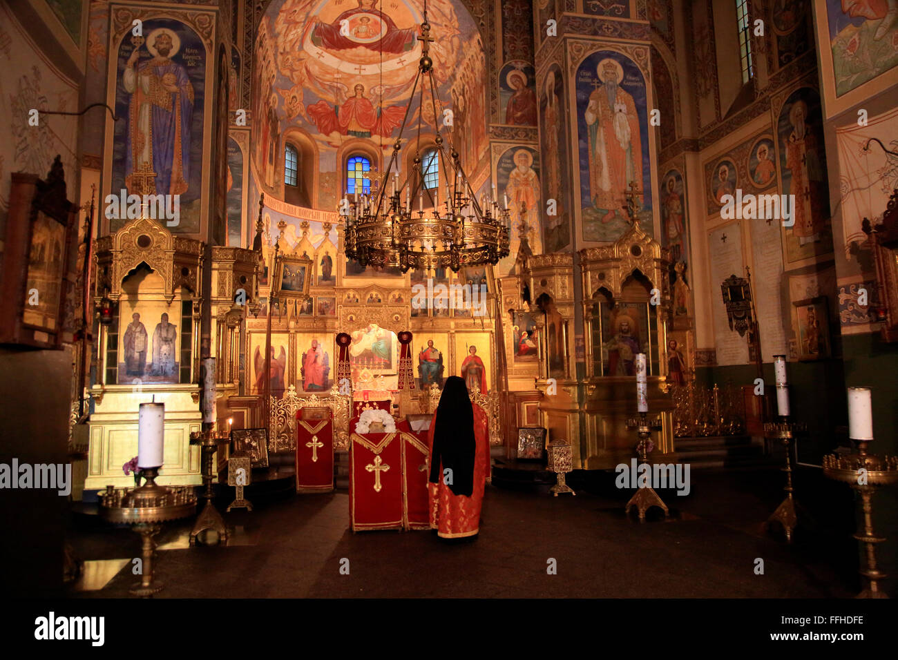 Schipka-Gedächtnis-Kirche, bulgarische orthodoxe Kirche Shipka, Bulgarien, Osteuropa Stockfoto