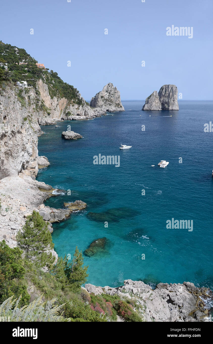 Capri-Stacks in Capri Insel Italien Stockfoto