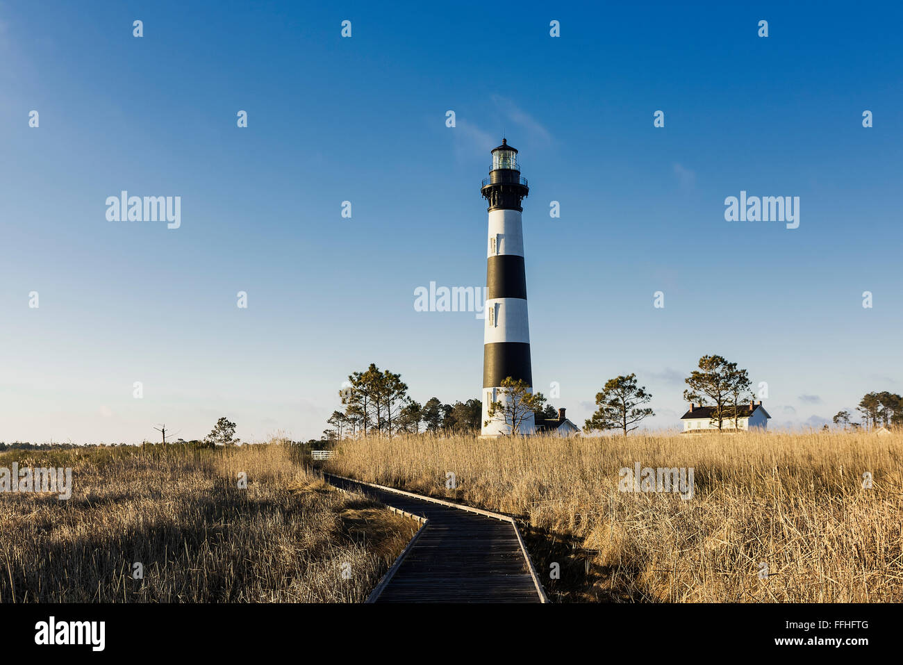 Bodie Island Lighthouse, Cape Hatteras National Seashore, North Carolina, USA Stockfoto