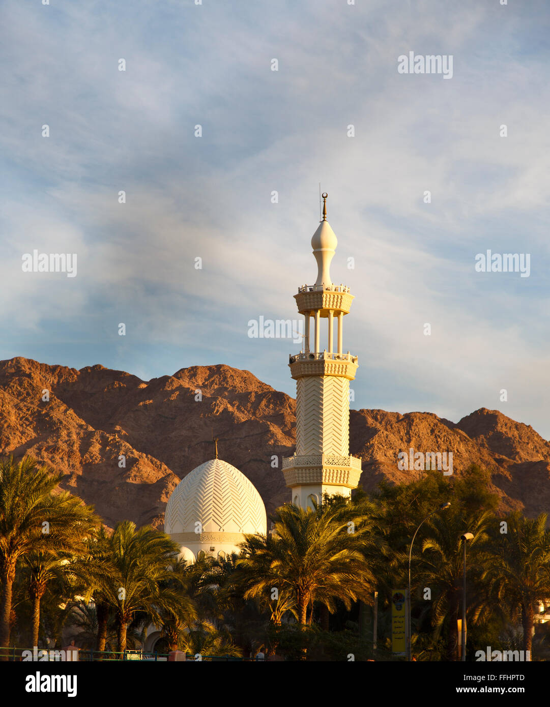 Die große Moschee in der Stadt Aqaba, Jordanien Stockfoto