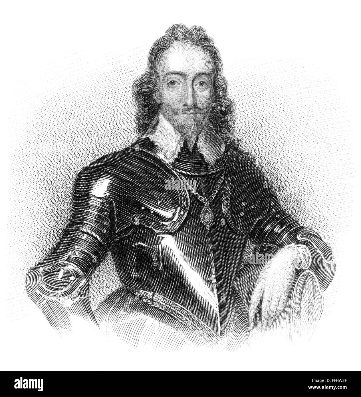 Charles I, 1600-1649, König von England, Schottland und Irland, Stockfoto