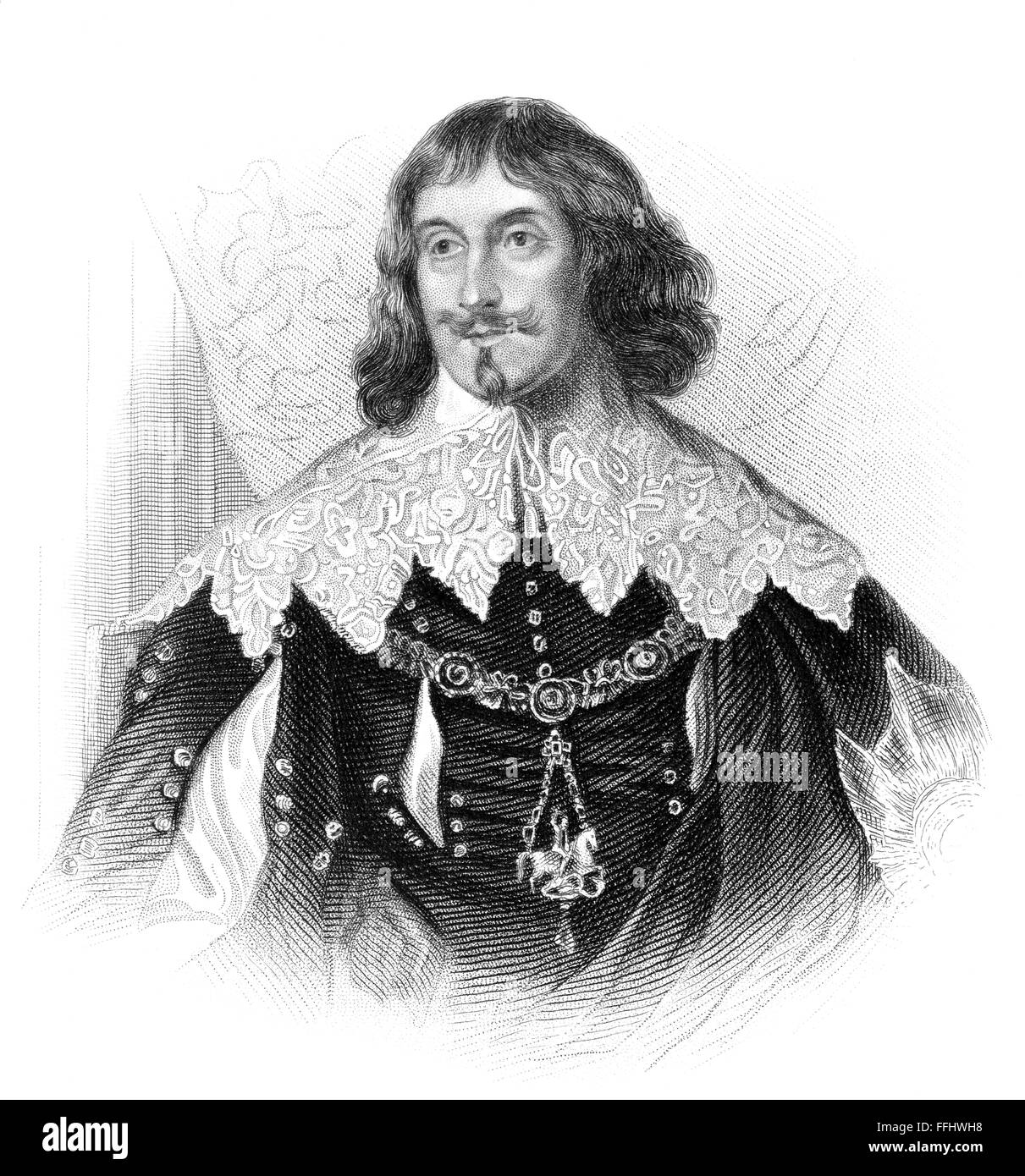 Philip Herbert, 4. Earl of Pembroke und 1. Earl of Montgomery, 1584-1650, ein englischer Höfling und Politiker Stockfoto