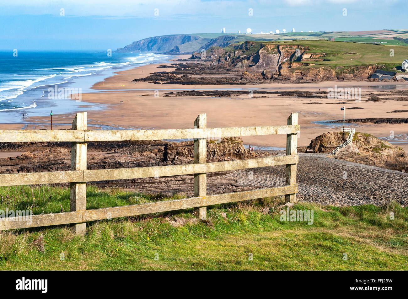 Die Küste bei Bude in North Cornwall, England, UK Stockfoto