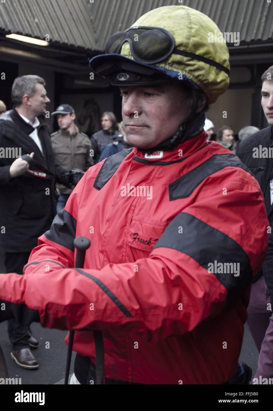 Paris, Frankreich. 14. Februar 2016. Franck Nivard Grand Prix de France 2016 Credit: LAURENT LAIRYS/Alamy Live News Stockfoto