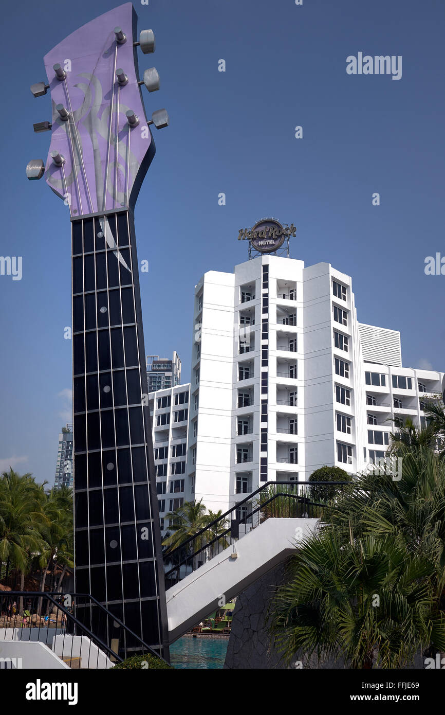 Hard Rock Hotel Pattaya Thailand Stockfoto