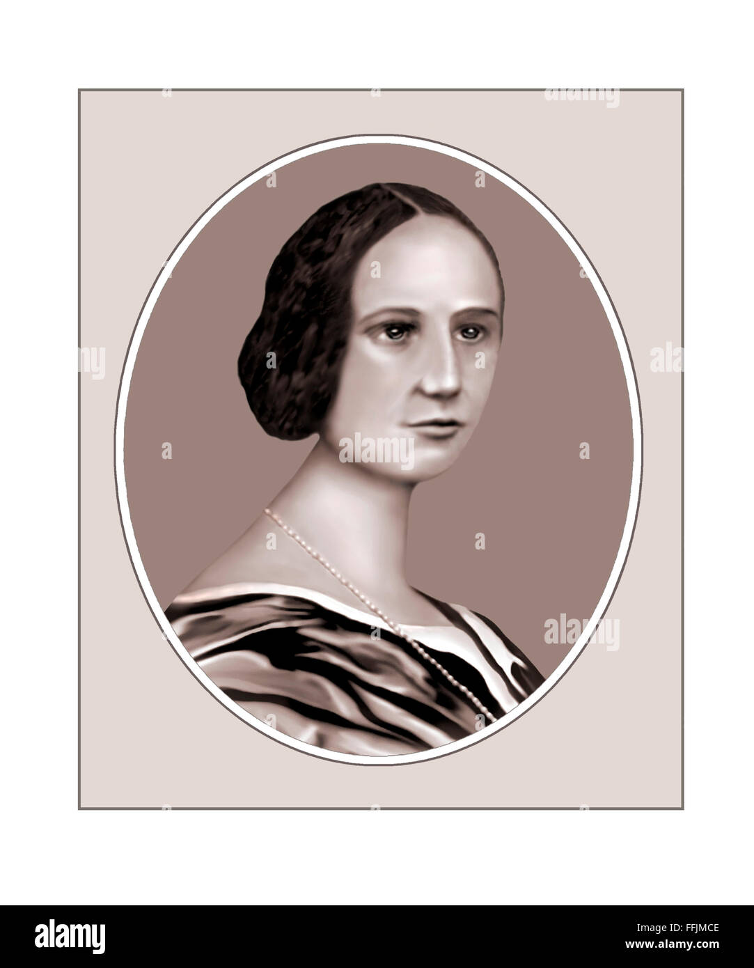 Ada Lovelace, Mathematiker, Porträt Stockfoto