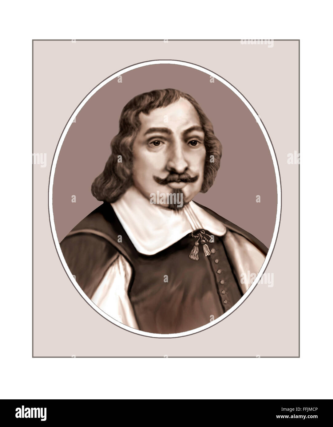 Samuel de Champlain, Explorer, Porträt Stockfoto
