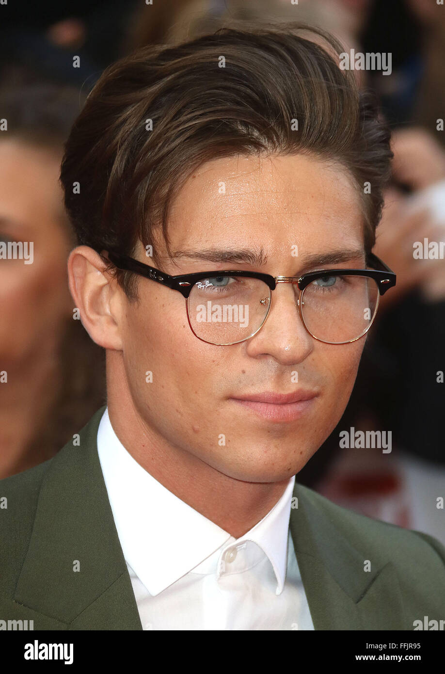 28. September 2015 - Joey Essex Teilnahme an der Stolz von Großbritannien Awards 2015 im Grosvenor House Hotel in London, Vereinigtes Königreich. Stockfoto