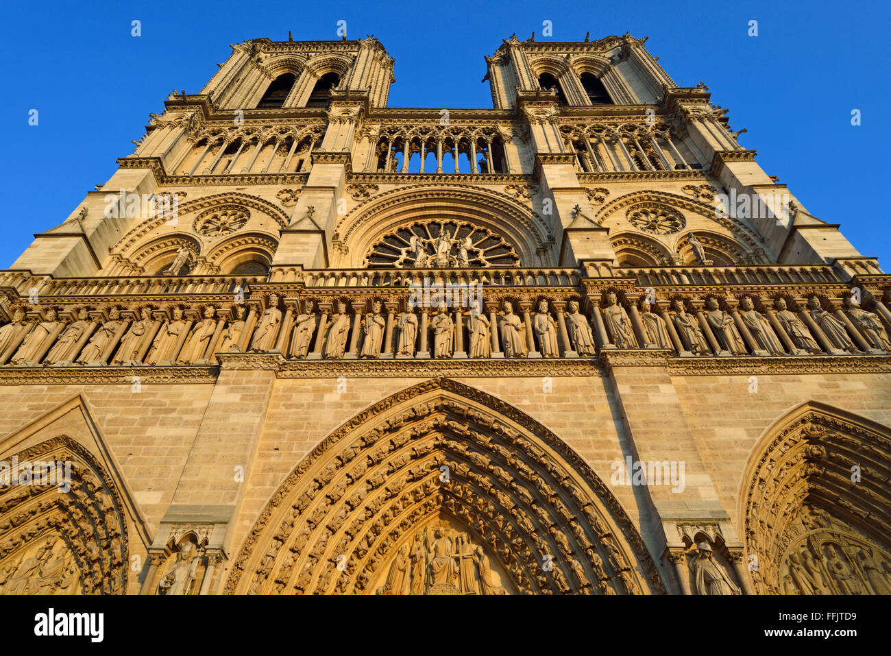 Kathedrale Notre-Dame, 6 Parvis Notre-Dame, Place Jean-Paul II, Ile De La Cite, 4. Arrondissement, Paris, Frankreich Stockfoto